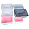 Batea Rectangular de Plástico, Batea para Comida, Caja de Almacenamiento Colorida, Estante para Bateas, Batea de Empaque, Batea para Clasificación y Distribución, Batea como Material Didáctico, Batea de Almacenamiento