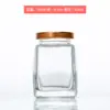 Botella de vidrio para miel cristal blanco engrosada 500g botella nido de pájaro botella de miel 250g botellas de embalaje de miel 2kg