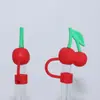 Tapa para Popote Stanley 10mm Diámetro Grande PVC Popote Suave Tapa Muñeco de Dibujos Animados Tapa Antipolvo Mayoreo