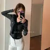 Conjunto de Dos Piezas de Chal de Punto Rayado de Moda para Nicho Suéter de Punto Otoño 2025 Nuevo Suéter Informal de Moda para Mujer
