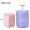 Espumador de limpeza facial portátil de viagem manual frasco espumante limpador facial copo espumante bolha espumante