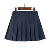 Falda plisada para niñas, estilo coreano 2024, nueva falda de estilo universitario para niños, uniforme escolar primario