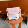 2026 Nueva Bolsa de Tutoría de Dibujos Animados Dulce Linda Fresca Estilo Japonés de Alto Valor para Niñas Ligera Gran Capacidad Bolso Cruzado