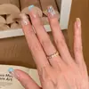 Jardín de Monet~Anillo de Flor Estilo Dulce Suave Anillo Exquisito Sentido de Diseño de Nicho Lujo Ligero Sensación de Alta Gama Joyería de Mano