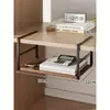 Mesa de escritório sob a estação de armazenamento Rack de armazenamento Artefato sem perfuração Organizar prateleira Mesa Pendurar espaço Use coisas boas