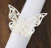 Servilletero de mariposa brillante transfronterizo hueco polvo hebilla para servilleta hebilla para toalla suministros para hotel encaje decorativo punto