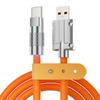 Cable de Datos de Aleación de Zinc, Carga Rápida de una Sola Línea, Adecuado para Cables Apple, Android y Tipo C, Fabricante con Compatibilidad de Múltiples Interfaces