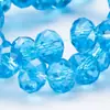 Atacado 3/4/6/8mm Acessórios para Joias DIY Rodas de Cristal Contas Material Artesanal para Roupas Pulseira Contas Planas Cortadas
