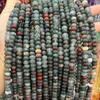 Ventas Directas de Fábrica Cuentas de Ábaco de Piedra Natural Cuentas de Ábaco Multicolor Collar Accesorios de Joyería DIY Semicabados