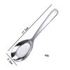 Colher de Fundo Plano em Aço Inoxidável, Colher de Sopa, Louça Estilo Chinês, Utensílios de Cozinha, Personalização com Logo Disponível, Polimento Espelhado pelo Fabricante