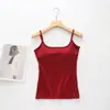 Camisola Estilo Caricatura para Realzar el Busto de Mujer, Verano Ajustada, Hace que los Pechos Pequeños se Vean Más Grandes, con Almohadillas en el Pecho, Camiseta sin Mangas, Capa Base, Ropa Interior