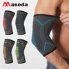 Maxda Joelheiras de Nylon Tricotado Esportivas Maxda para Homens e Mulheres Equipamento de Proteção para Fitness, Corrida e Ciclismo Joelheiras Tricotadas Respiráveis