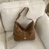 Bolsa Tote Estilo Preguiçoso Feminina 2026 Outono/Inverno Nova Grande Capacidade para o Trabalho Bolsa Coreana de Nicho Ombro Único Transversal Bolsa Grande