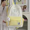 Mochila Estudiantil Estampado de Estrellas Simple Japonés Estilo Academia Fresca Casual Ligera Gran Capacidad Doble Hombro Moderna