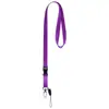 Lanyard con insignia de cinta de punto certificado desmontable logo de impresión por transferencia térmica cuerda para colgar pase de exposición fabricantes