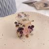 Nuevo Pasador de Flor con Incrustaciones de Diamantes para Coleta Alta, Pasador Pequeño de Margarita, Joyería Pequeña, Accesorios Maillard de Alta Gama y Exquisitos