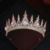 Acessórios de Cabelo Coroa de Noiva Transfronteiriços Europeus e Americanos, Coroa de Liga Metálica Mais Vendida no Aliexpress, Acessórios para Vestido, Peças de Cabeça para Styling de Casamento