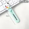 Mini Faca Utilitária Fofa Desenho Animado Multifuncional Faca de Papel para Conta de Estudante Papelaria Faca Artesanal Desembalagem Faca Expressa