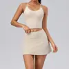 Conjunto Deportivo Transfronterizo con Sensación de Piel Desnuda con Cintura, Conjunto de Yoga Anti-Exposición para Mujer, Conjunto Ajustado para Correr al Aire Libre y Fitness 2013