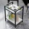 Mesa de centro de Mahjong, Estante para té, Mesita auxiliar, Estante de almacenamiento, Mesa de té dedicada móvil para jugar a las cartas en la sala de juegos