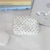 Porta-moedas Acolchoado de Desenho Animado Coreano, Bolsa de Cosméticos Doce e Fofa, Bolsa de Identificação Portátil, Porta-Cartões, Bolsa Pequena Diversa