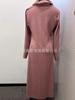 Moda Europea y Americana 2024 Transfronterizo Nuevo Aliexpress Exportación Color Puro Cuello de Pico Vestido de Manga Larga