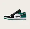 Zapatos Putian transfronterizos comercio exterior al por mayor zapatillas deportivas casuales versátiles de moda Jordan 1 para parejas, AJ1 de caña baja, zapatillas de panda para hombre y mujer