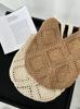 2024 Novo Cross-border Amazon Seaside Ins-style Grande Capacidade Woven Bag All-match Hollow Cotton Thing Bag Beach Bag