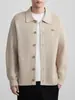 2026 Suéter Cardigan Abrigo Otoño/Invierno para Hombre Solapa Nueva Casual Solapa Americana Tejido Holgado Moderno
