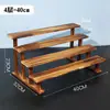Soporte de Exhibición Vintage para Tazas de Té de Cerámica Antiguas y Coleccionables, Estante de Almacenamiento y Exhibición Hecho de Madera Maciza, Pequeño Soporte para Flores, Estante para Cajas Sorpresa, Pequeños Adornos