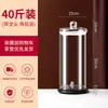 Botella de Vidrio para Vino de Gran Capacidad con Grifo, Tarro de Vino Sellado de Alto Gama de Diámetro Grande, Botella Especial Espesa para Vino de Ginseng y Cuerno