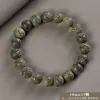 Pulsera de Sándalo Verde Añejo Argentino al por Mayor para Hombres y Mujeres, Joyería de Madera Cultural y Artística, Fábrica de Cuentas de Oración de Mano