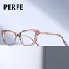 82273 Armazón de Gafas Clásico Negro Grueso para Mujer, Luz Azul Anti-Azul, Cara Grande, Cara Llana, Se Puede Combinar con Miopía Lentes Transparentes Venta al por Mayor