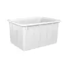 Caixa de armazenamento de tanque de água de plástico branco comida roupa transferência bolha azulejo cerâmico logística caixa de giro armazenamento de água aquicultura cesta de plástico