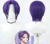 Peluca de Cardamomo Royal Shadow Ling Wang cos, peinado de una sola pieza morado, animación de prisión azul, cos, cabello falso