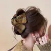Pinza Triangular para el Cabello de Tela Estilo Coreano, Pasador Dulce y Elegante, Pinza de Tiburón, Lujo Ligero, Sensación de Alta Gama, Accesorio Versátil para el Cabello para Mujeres