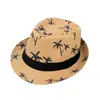 Sombrero de Sol con Estampado de Coco para Vacaciones de Primavera y Verano Protección Solar Sombrero de Sol para Hombre Sombrero de Paja Sombrero Jazz para Mujer Sombrero de Playa para Pareja