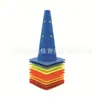 Fabricantes de Conos de Entrenamiento de Fútbol y Baloncesto Cubo Cono Combinación de Obstáculos Marco de Vallas con Agujeros Cubo Señalizado Obstáculo