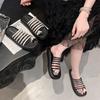 Pantuflas Ligeras Estilo Hada para Mujer, Estilo Popular de Celebridades de Internet, Sandalias de Moda y Atractivas para Mujer, 2025 de Alta Gama y Elegantes