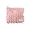 Bolsa de Cosméticos Bolha Cor Doce Feminina Portátil de Mão Organizador de Batom Celular Bolsa de Saída para Higiene Pessoal Atacado