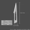 Procesamiento y Personalización de Cuchillo para Mascotas No. 11, Varios Tipos de Cuchillas de Corte, Cuchillo para Práctica Veterinaria No. Bisturí de Acero Inoxidable 23