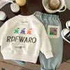Sudadera de Primavera para Niño 2025 Primavera y Otoño Nuevo Estilo Casual para Niños Estilo Coreano Suelta Tops Jersey para Niños Pequeños y Medianos