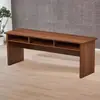 Mesa de Conferência Minimalista Dupla Longa Moderna para Treinamento e Palestras, Mesa para Reunião de Equipe, Conjunto Modular de Mesa e Cadeira para Sala de Aula