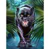 Pintura Diamante 5D Llena de Diamantes Animal León Bordado Diamante DIY Diamante Redondo Punto de Cruz Pintura Diamante Hecha a Mano Pintura Decoración Hogar