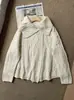 Jaqueta Suéter de Lapela para Mulheres, Novo Estilo Outono e Inverno, 10% Cashmere, Suéter Vintage de Tricô Trançado, Cardigã Assimétrico