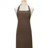 Uniforme de trabajo para tiendas de té de leche y café, delantal unisex, simple y elegante, versátil, disponible en varios colores, personalizable con impresión