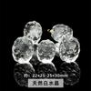 Jingdian joyería cristal natural zorro de nueve colas zorro redondo colgante de marca accesorios de joyería diy talla Seiko venta al por mayor