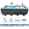 Piscina de Armazón Rectangular Intex Piscina Familiar para Adultos Piscina Grande al Aire Libre Piscina Infantil Piscina Inflable