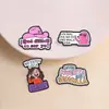 Broche Español de Dibujos Animados Creativo y Único, Insignia de Accesorio Metálico de Perro con Sombrero de Vaquero para Niña Linda para el Mercado Transfronterizo Europeo y Americano