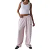 Pantalones Casuales Bordados Rosas de Estilo Nuevo Europeo y Americano para Mujer, Pantalones Largos Elásticos de Cintura Rectos, Sueltos y Cómodos, Pantalones de Chándal Nuevos 2025
